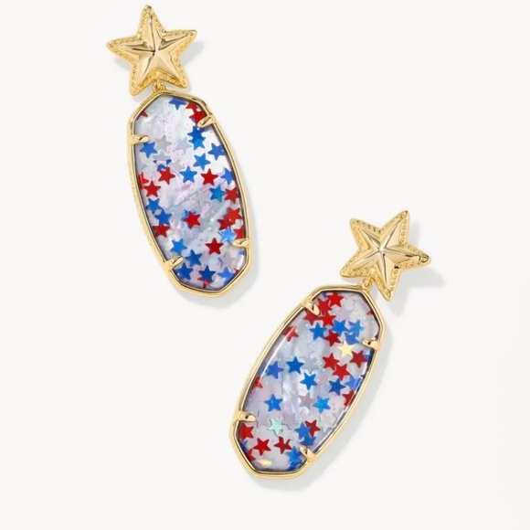 Kendra Scott Jewelry - Kendra Scott Elle Star Gold Drop Earrings